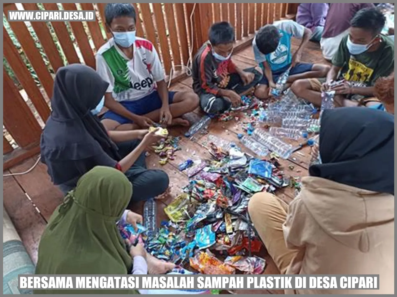 Sampah Plastik di Desa Cipari