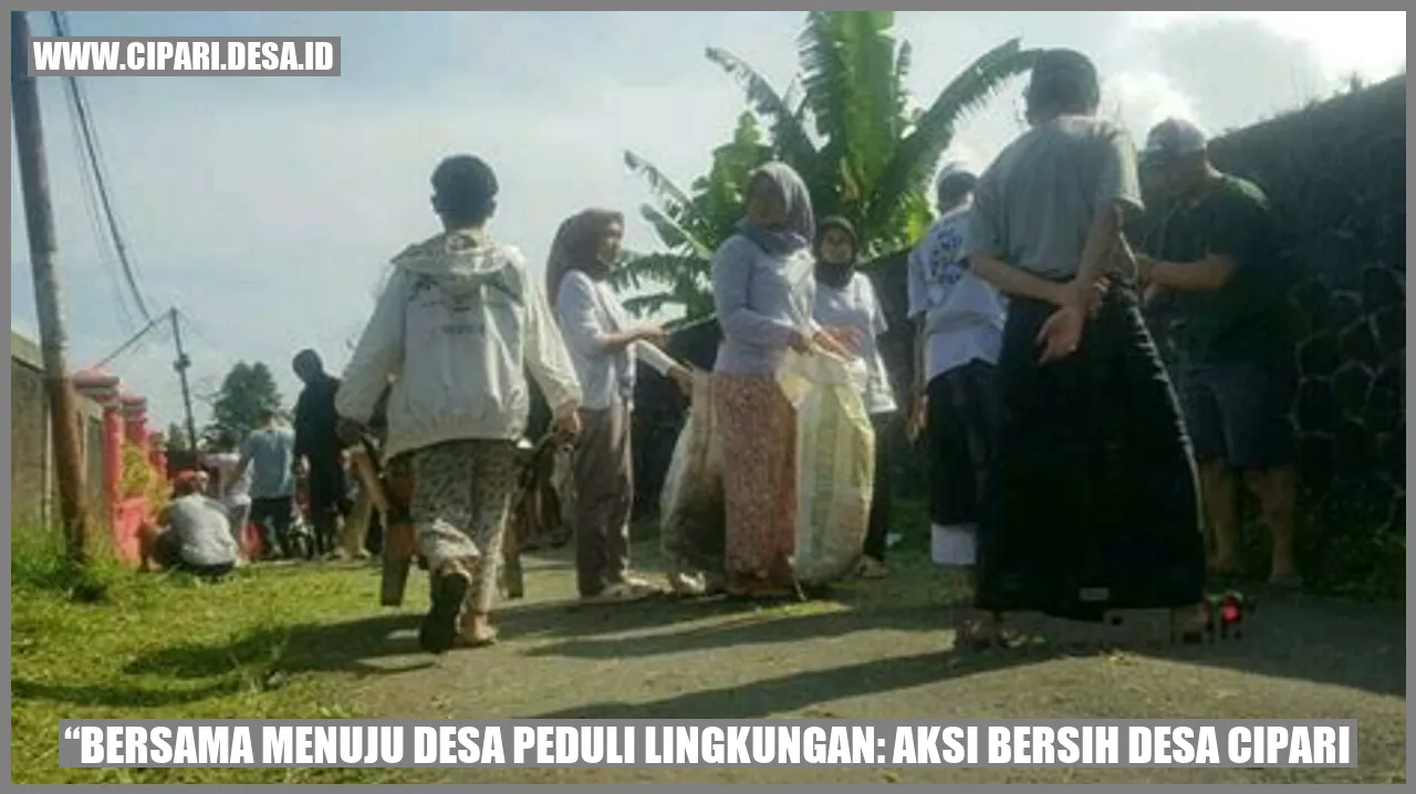 Aksi Bersih Desa Cipari