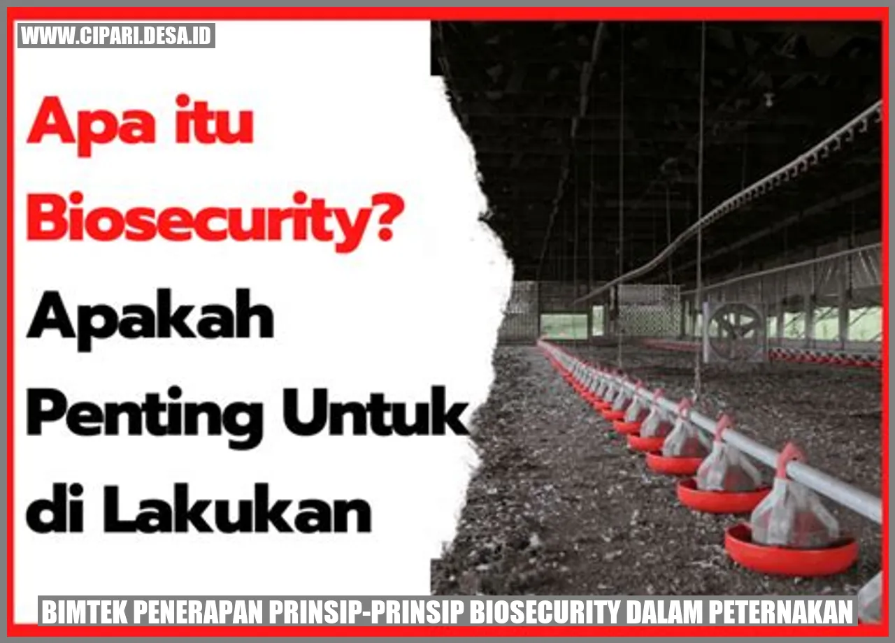 Bimtek Penerapan Prinsip-Prinsip Biosecurity dalam Peternakan