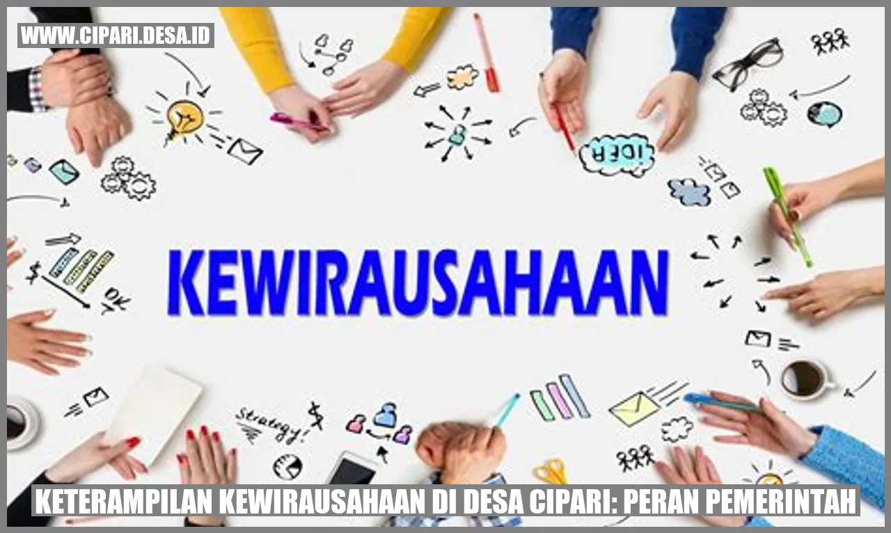 Peran Pemerintah dalam Merangsang Keterampilan Kewirausahaan di Desa Cipari