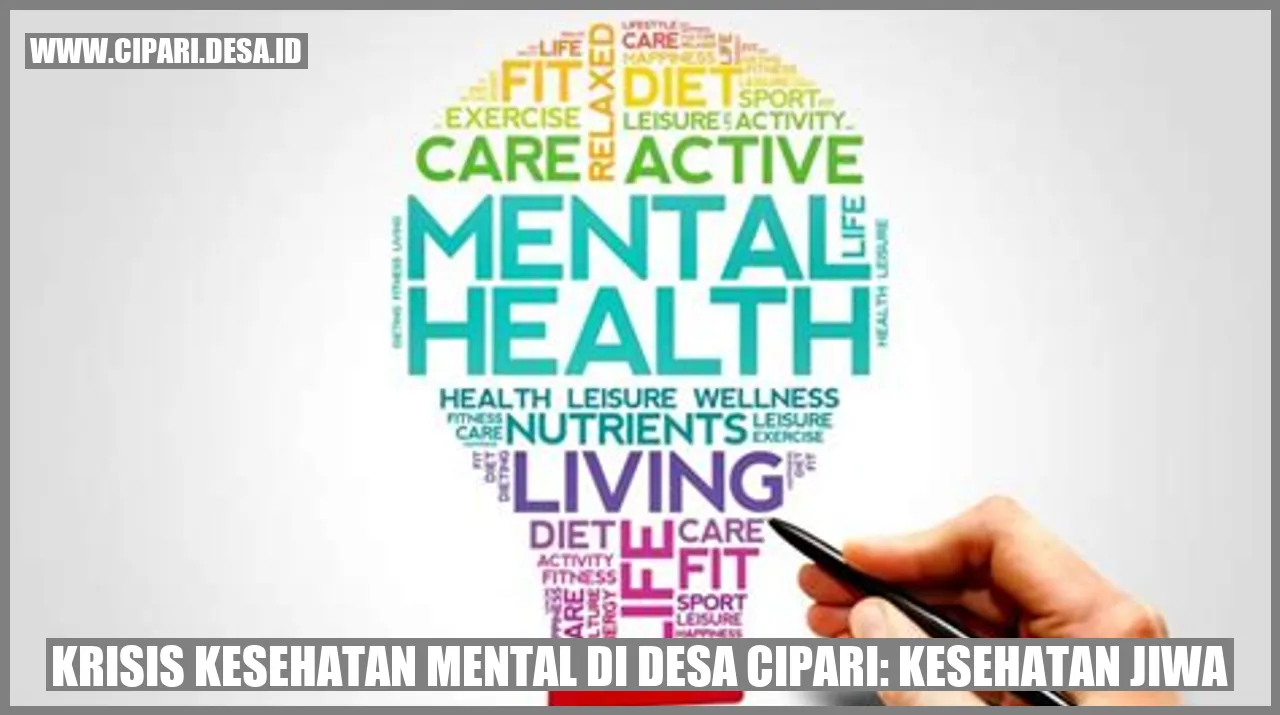 Krisis Kesehatan Mental di Desa Cipari: Kesehatan Jiwa