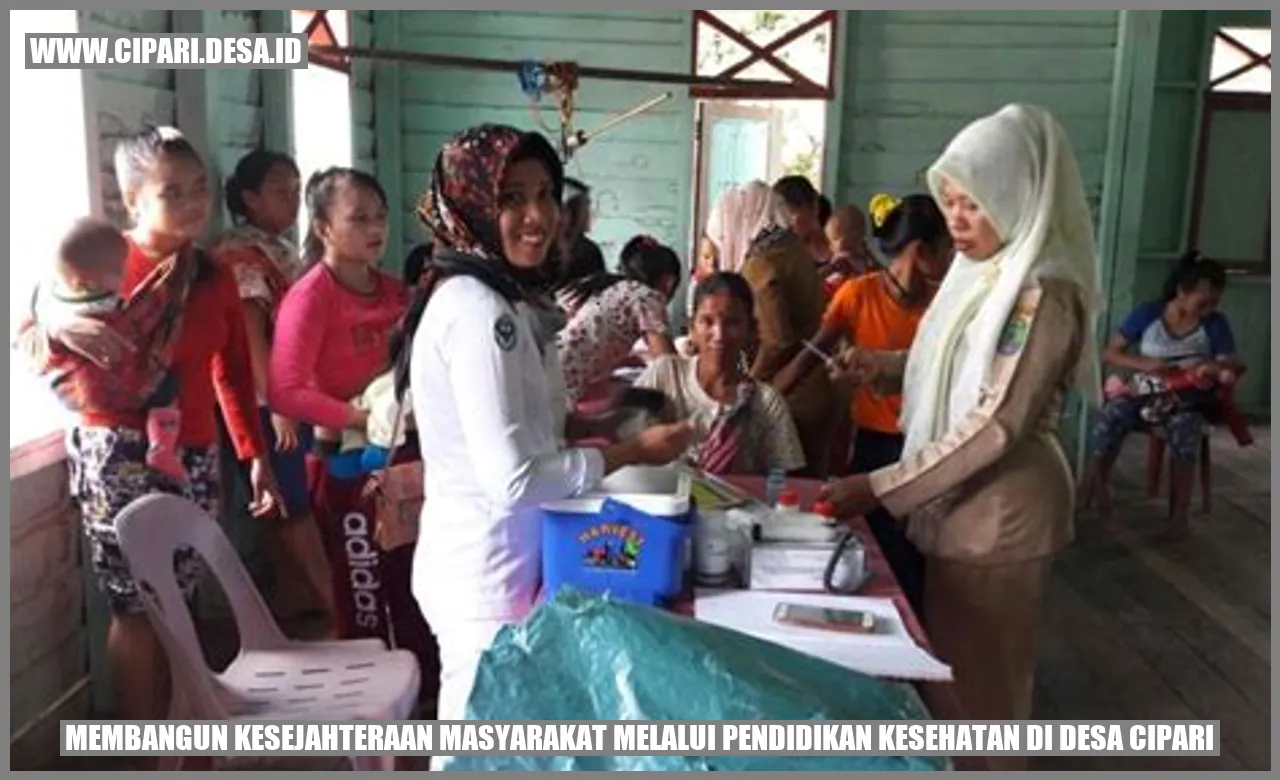 Membangun Kesejahteraan Masyarakat Melalui Pendidikan Kesehatan di Desa Cipari