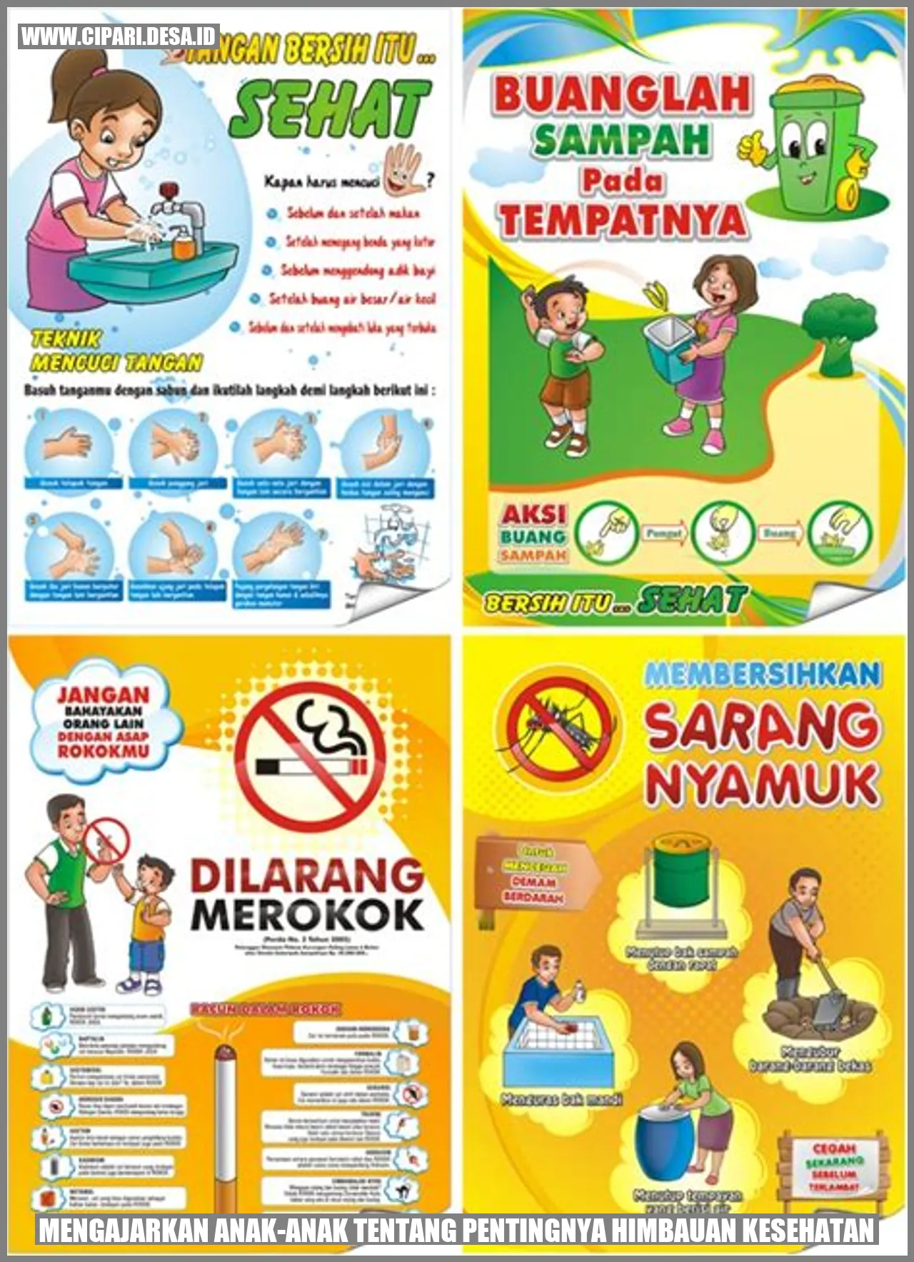 Anak-anak Menggosok Tangan