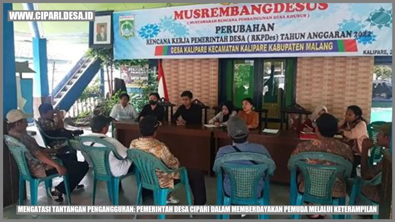 Mengatasi Tantangan Pengangguran: Pemerintah Desa cipari dalam Memberdayakan Pemuda melalui Keterampilan