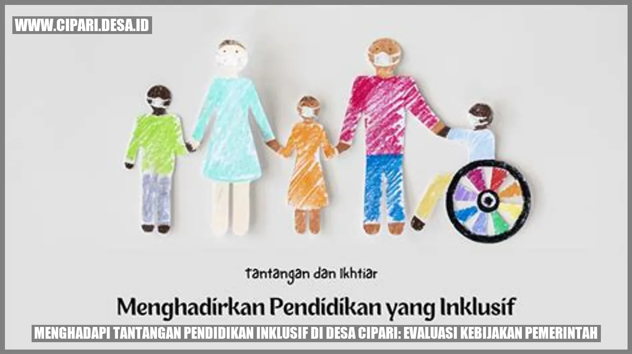 gambar menggambarkan pendidikan inklusif di Desa Cipari