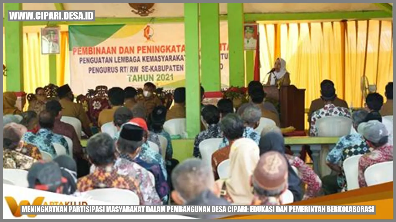 Partisipasi Masyarakat dalam Pembangunan Desa Cipari