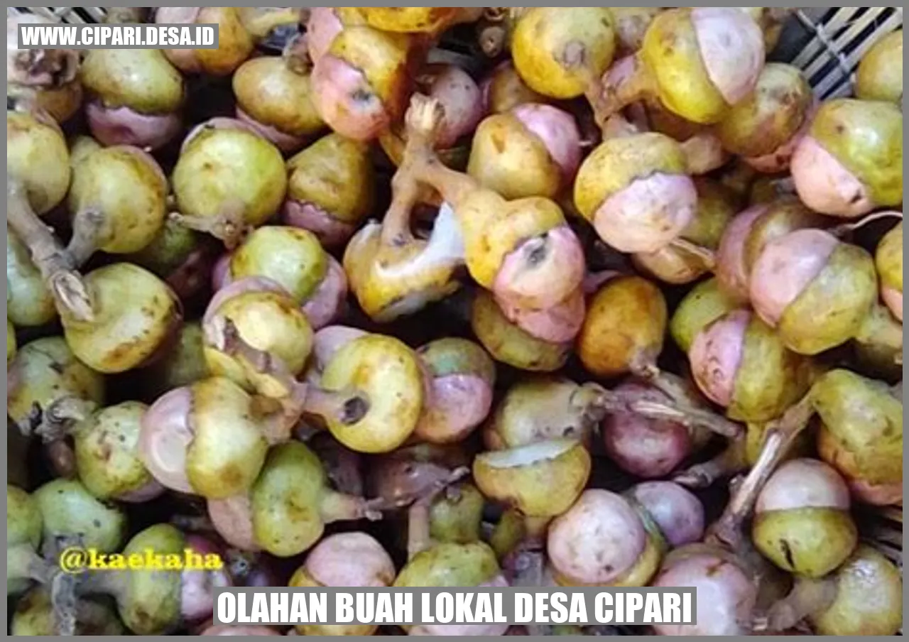 Olahan Buah Lokal Desa Cipari