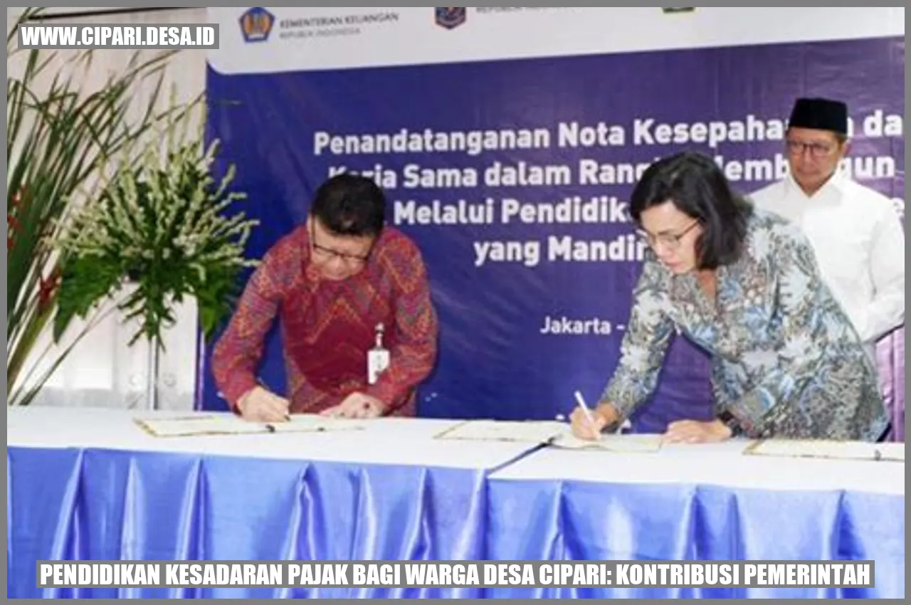 Pendidikan Kesadaran Pajak bagi Warga Desa Cipari