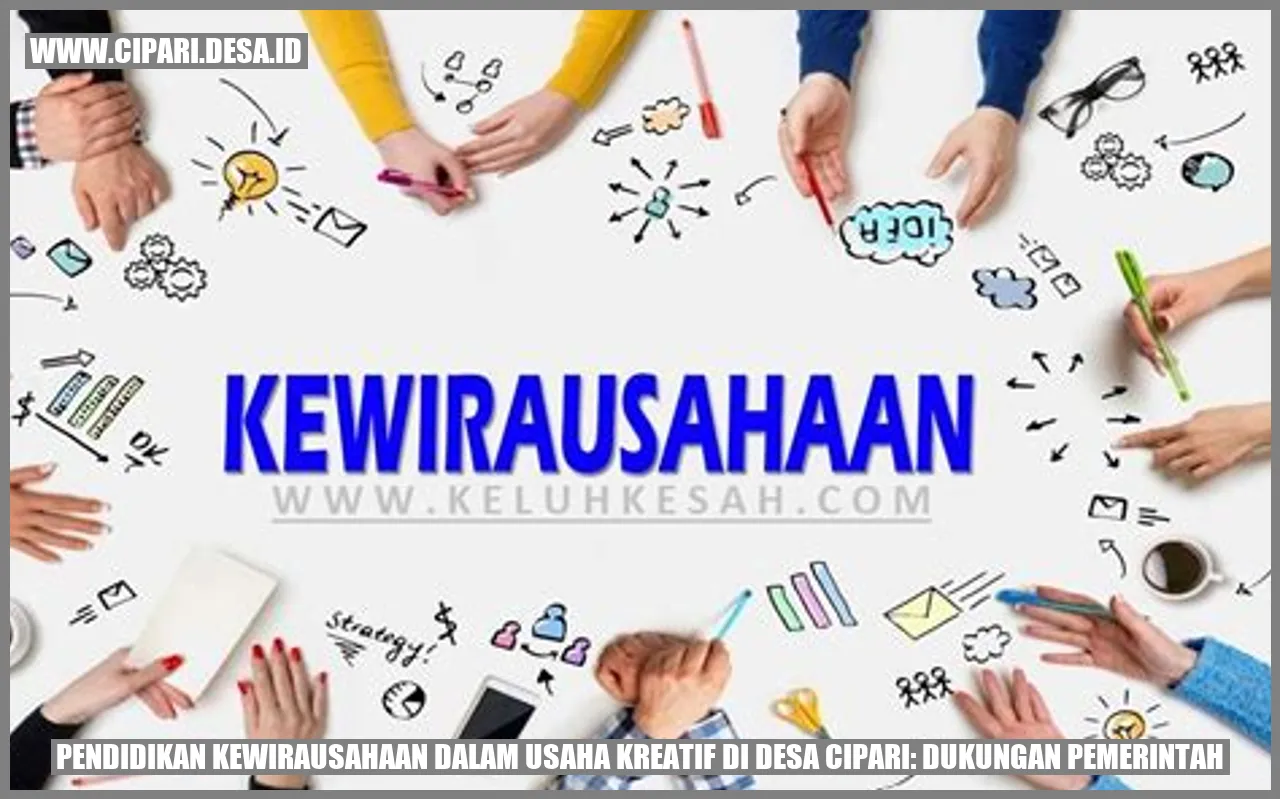 Gambar Pendidikan Kewirausahaan dalam Usaha Kreatif di Desa Cipari