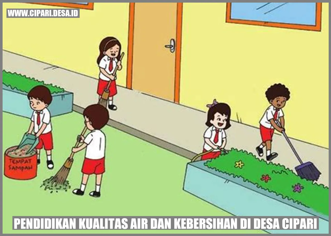 Pendidikan Kualitas Air dan Kebersihan di Desa Cipari