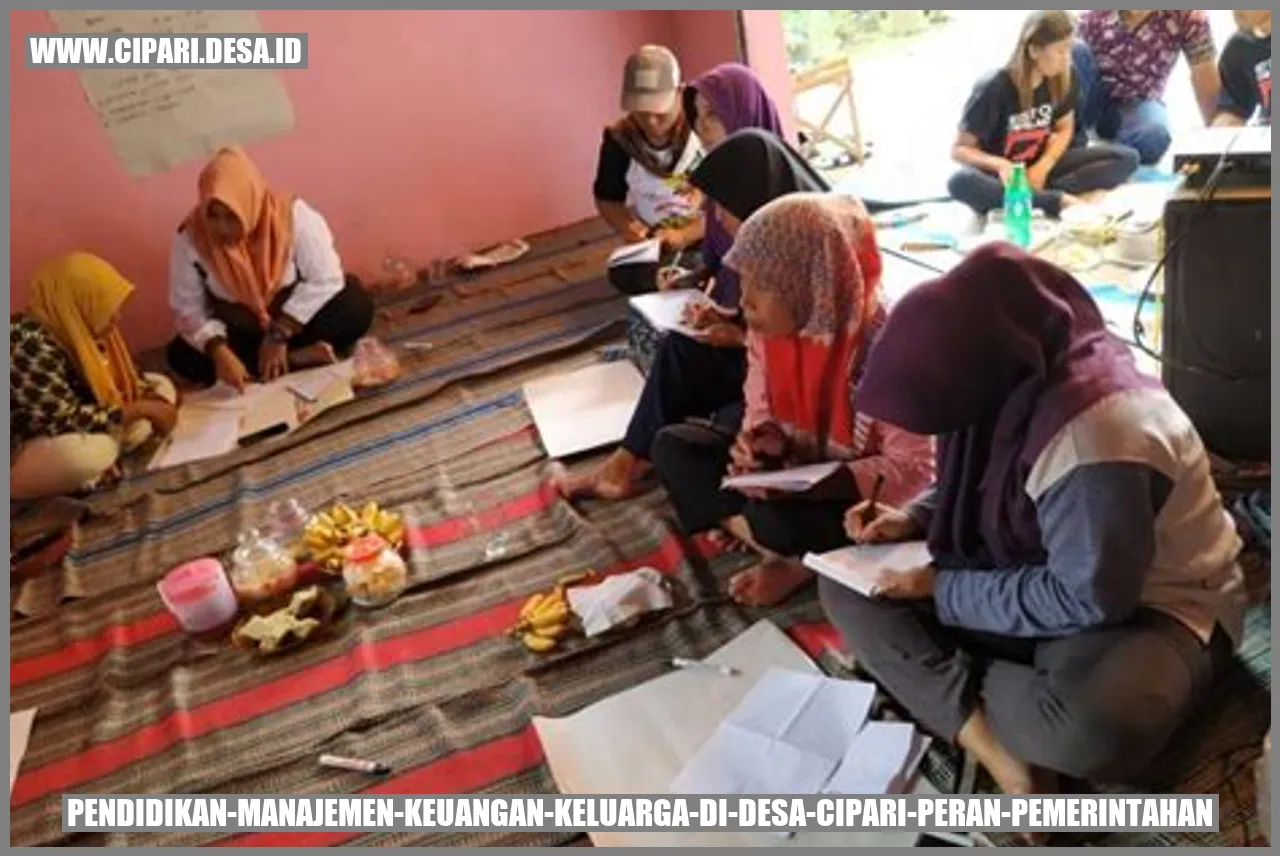 Gambar pendidikan manajemen keuangan keluarga di Desa Cipari