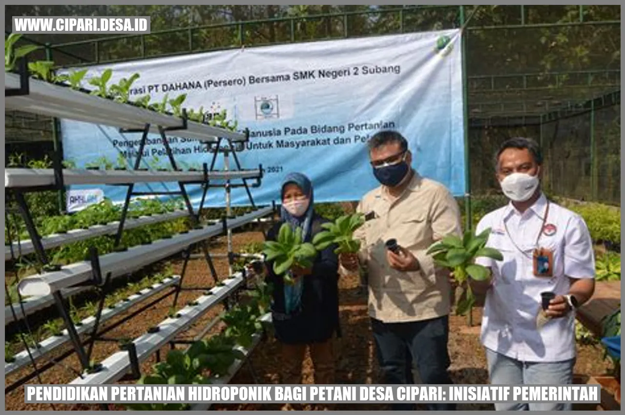 Pendidikan Pertanian Hidroponik Desa Cipari