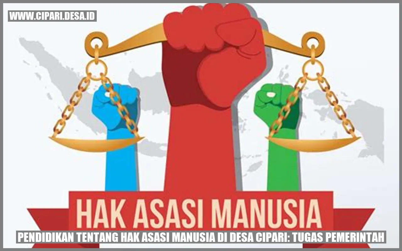 Pendidikan tentang Hak Asasi Manusia di Desa Cipari