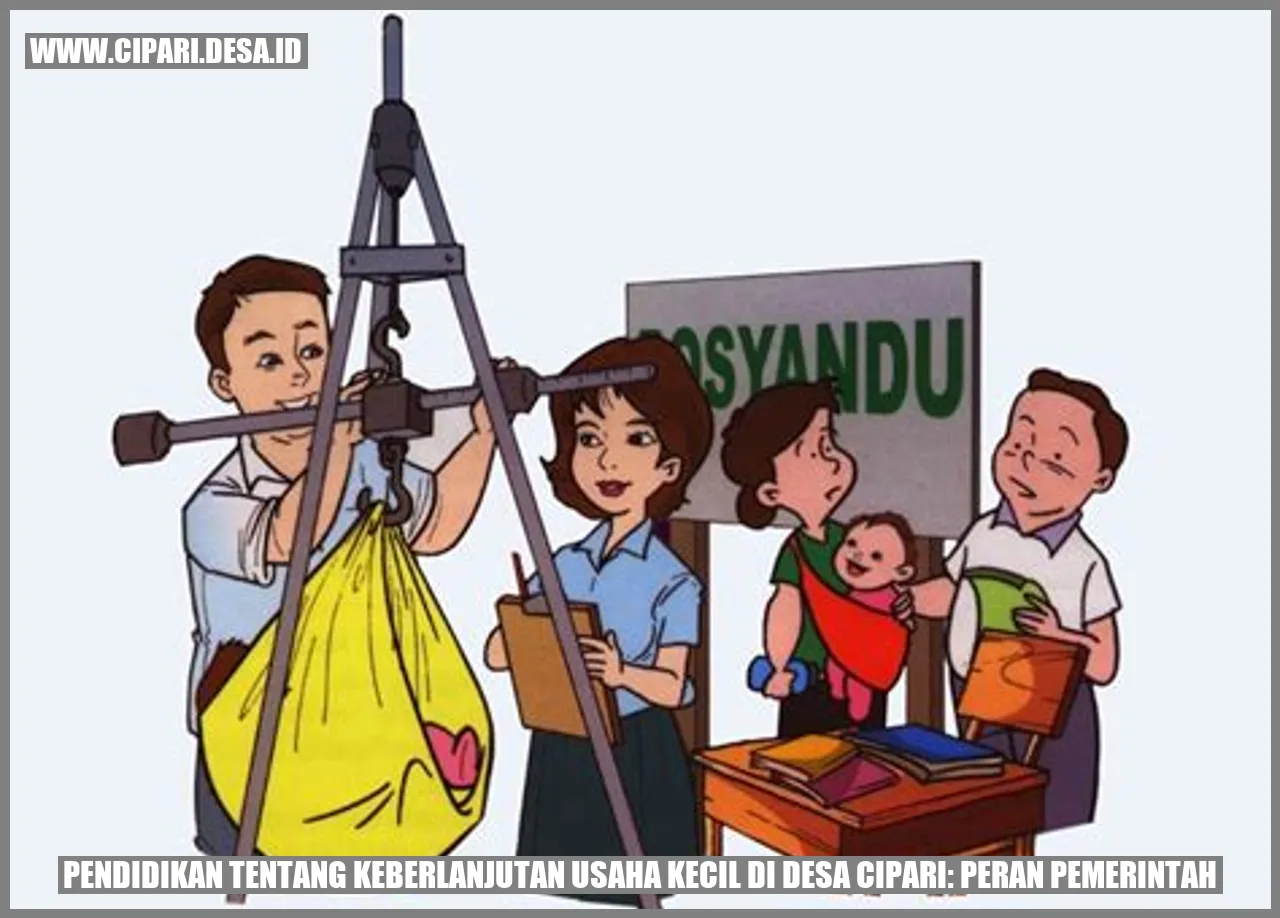 Pendidikan tentang Keberlanjutan Usaha Kecil di Desa Cipari: Peran Pemerintah