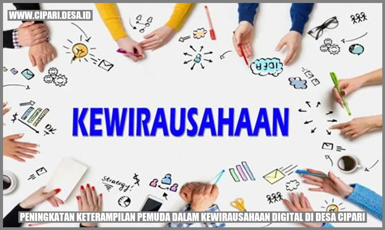 kewirausahaan digital di Desa Cipari