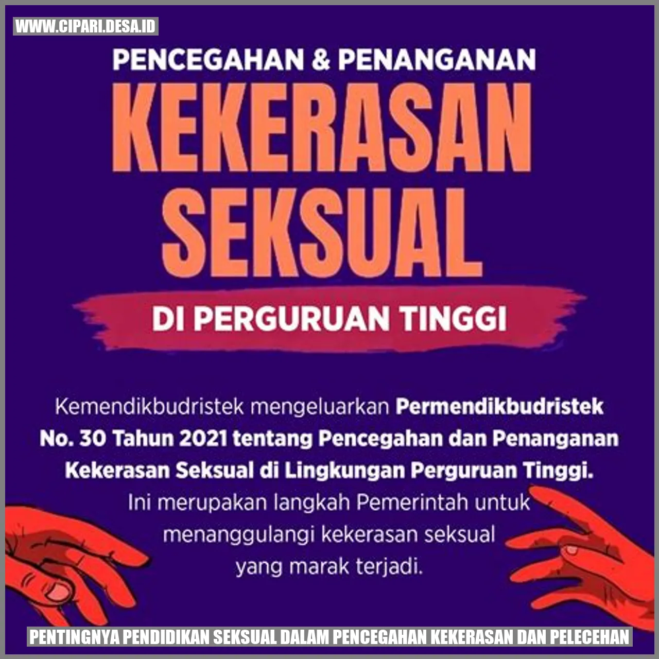 Pentingnya Pendidikan Seksual dalam Pencegahan Kekerasan dan Pelecehan