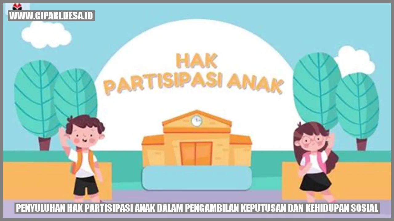 Gambar Penyuluhan Hak Partisipasi Anak dalam Pengambilan Keputusan dan Kehidupan Sosial