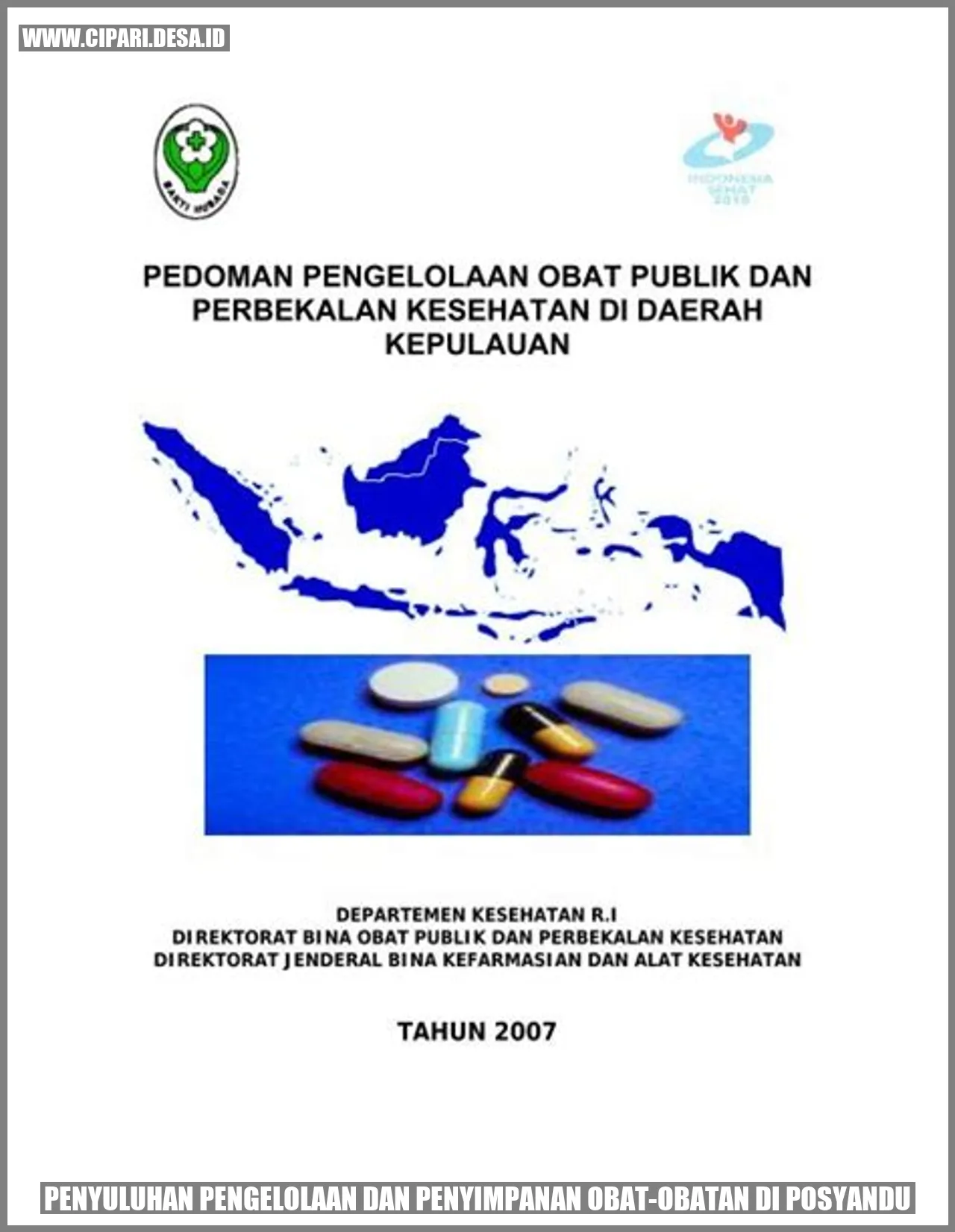 Penyuluhan Pengelolaan dan Penyimpanan Obat-obatan di Posyandu