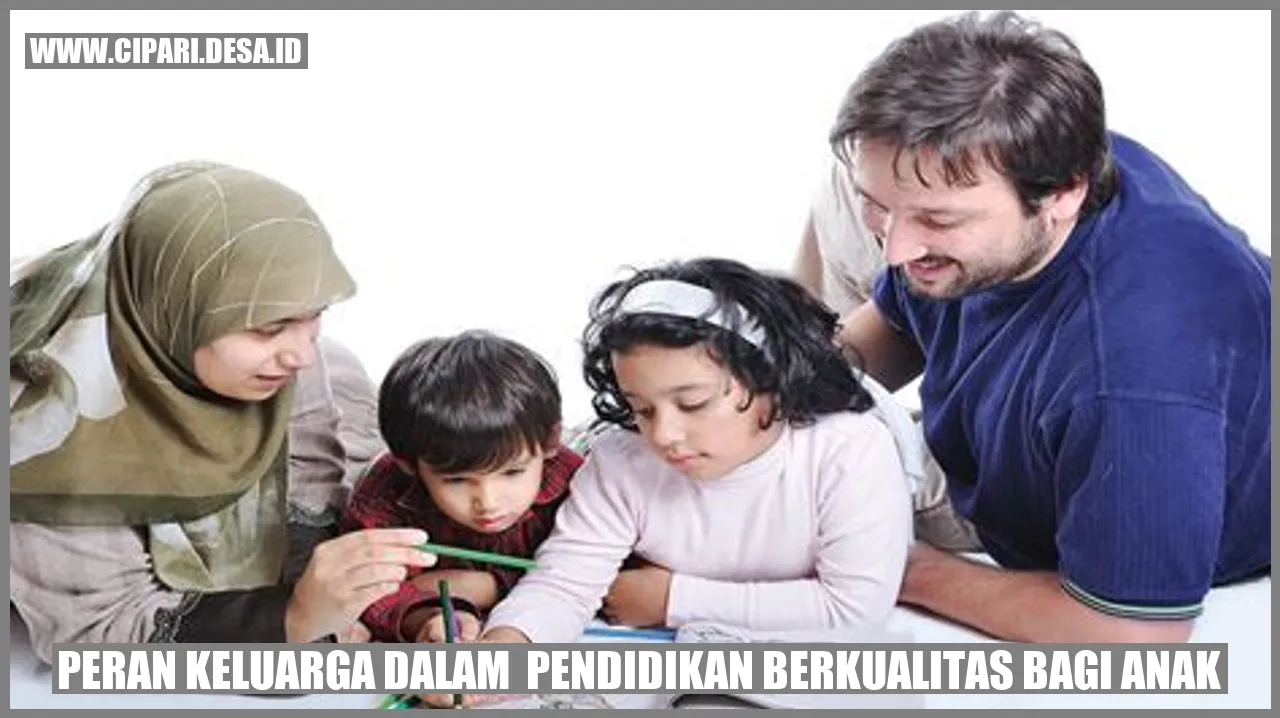 Peran Keluarga dalam Pendidikan Berkualitas bagi Anak