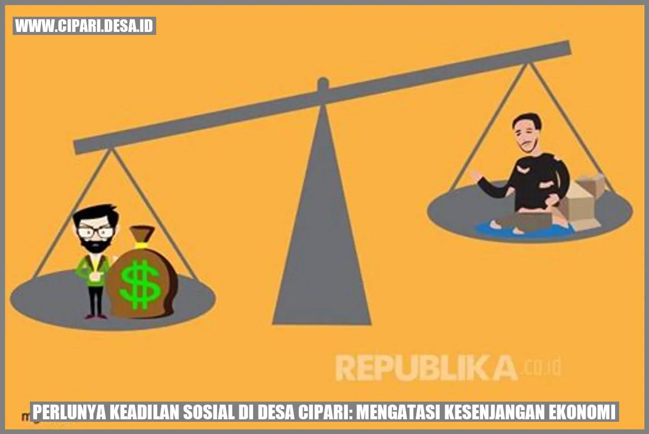 Kesenjangan ekonomi di Desa Cipari