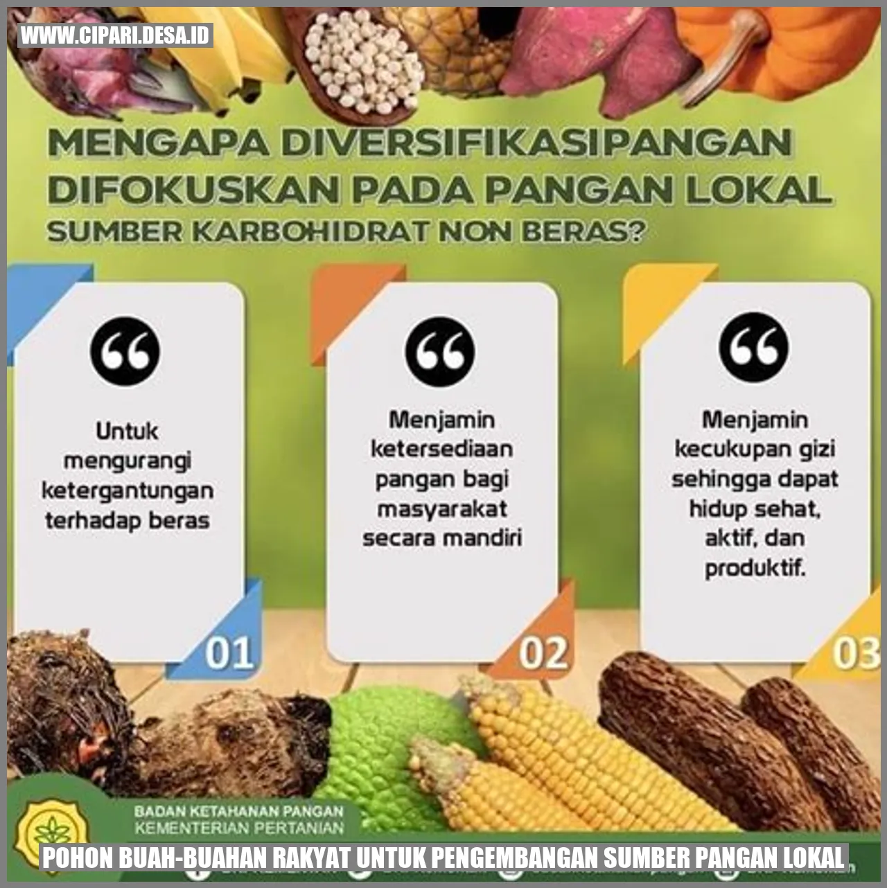 Pohon Buah-buahan Rakyat untuk Pengembangan Sumber Pangan Lokal