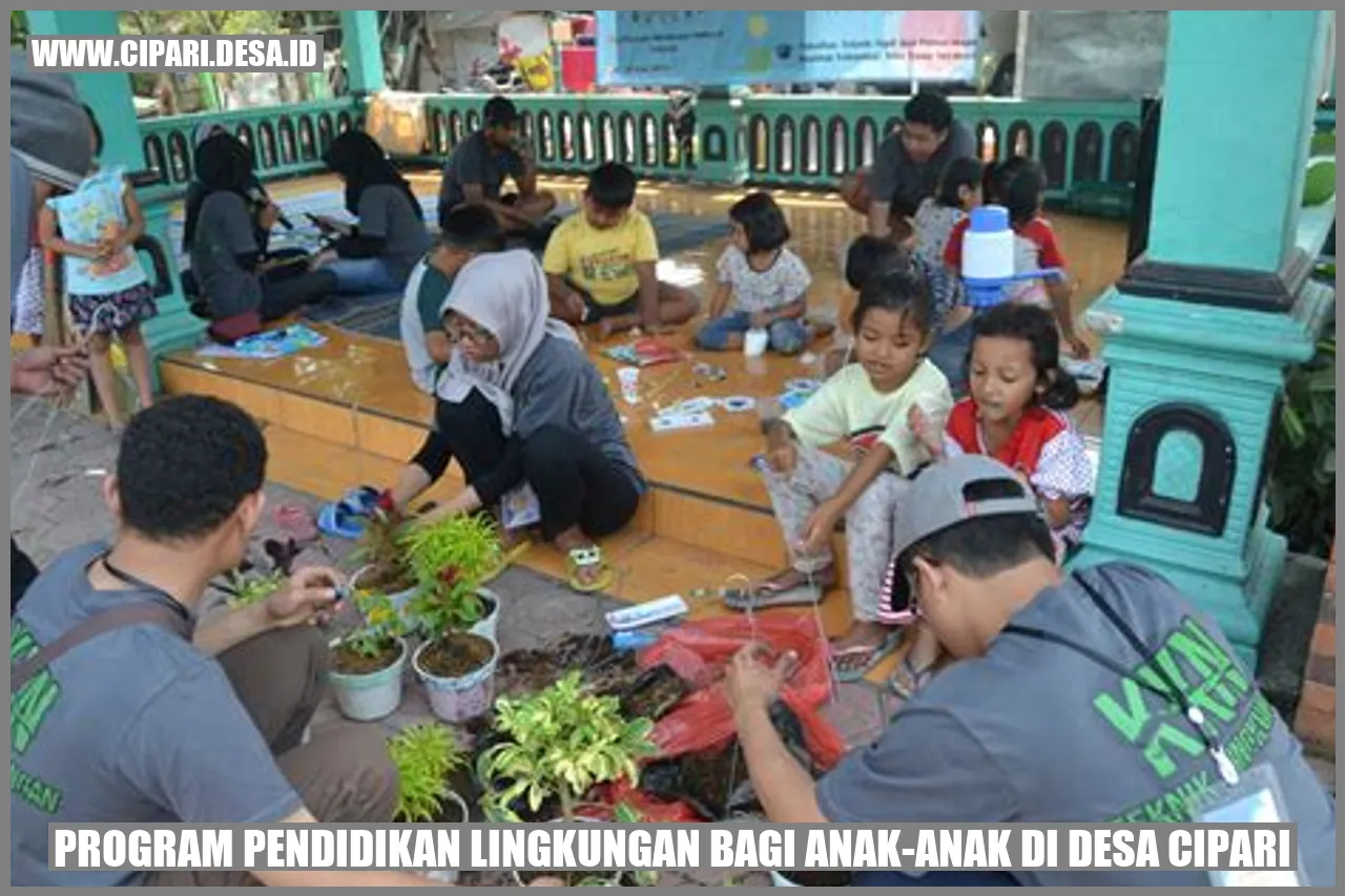 Program Pendidikan Lingkungan bagi Anak-anak di Desa Cipari