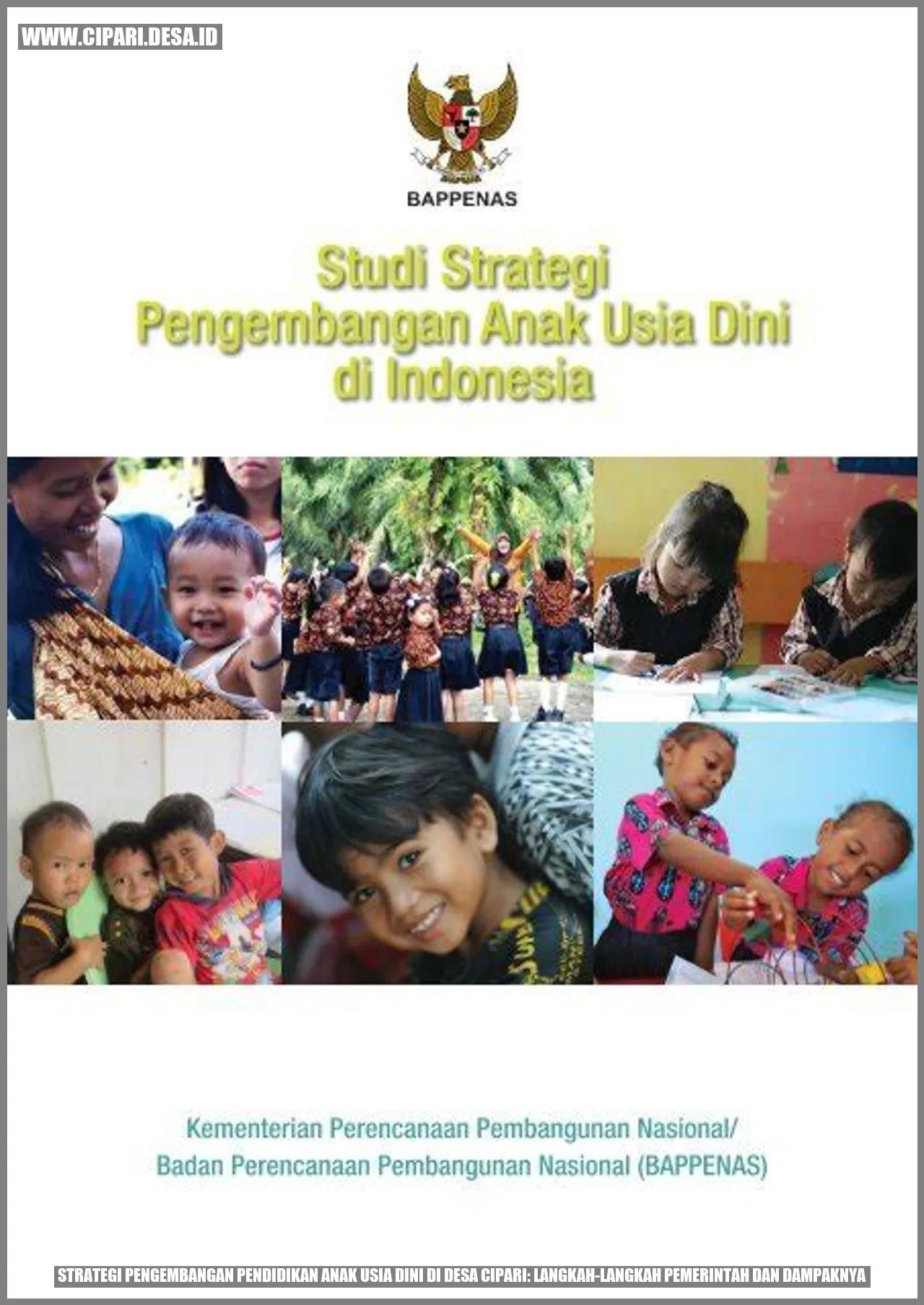 Strategi Pengembangan Pendidikan Anak Usia Dini di Desa Cipari